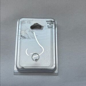 Icing Stainless Steel Nose Ring Black